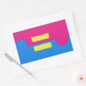 Rectangulaire Logo Equal Rights, Sticker Style de l'impressionni (Enveloppe)