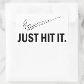 Rectangulaire Mauvaise Herbe, Sticker Amateurs De Mauvaises Herb (Sac)