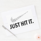 Rectangulaire Mauvaise Herbe, Sticker Amateurs De Mauvaises Herb (Enveloppe)