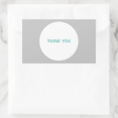 RECTANGULAIRE MERCI STICKER (Sac)