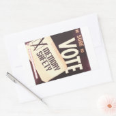 Rectangulaire N'oubliez pas de voter : Memory Safety sticker (Enveloppe)