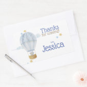 Rectangulaire Nous pouvons attendre Merci Sticker (Enveloppe)