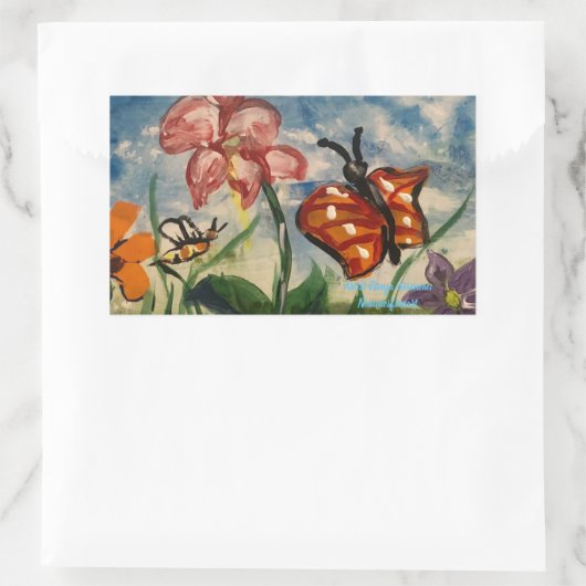 Rectangulaire OEUVRE originale Sticker Spring (Sac)