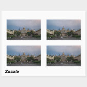 Rectangulaire Palau Nacional, Sticker de Barcelone (Feuille)