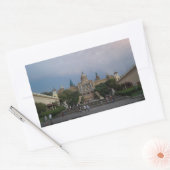 Rectangulaire Palau Nacional, Sticker de Barcelone (Enveloppe)