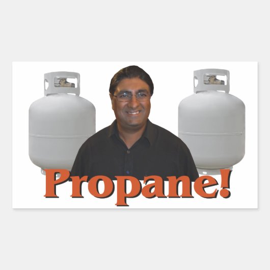 Rectangulaire Paul Lall - Sticker Propane ! (Devant)