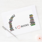 Rectangulaire Plaques de livres Sticker Plaque (Enveloppe)