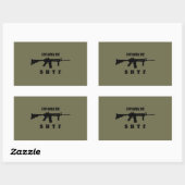 Rectangulaire Pour quand SHTF Sticker (Feuille)