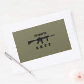 Rectangulaire Pour quand SHTF Sticker (Enveloppe)