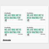 Rectangulaire #ProofPointDay Sticker de juin Jordanie (Feuille)