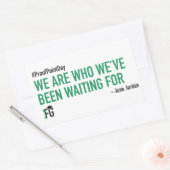 Rectangulaire #ProofPointDay Sticker de juin Jordanie (Enveloppe)