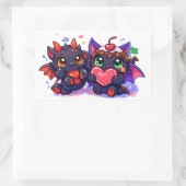 Rectangulaire Pulspunkys Adorable Fantasy Sticker (Sac)