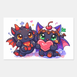 Rectangulaire Pulspunkys Adorable Fantasy Sticker