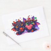 Rectangulaire Pulspunkys Adorable Fantasy Sticker (Enveloppe)