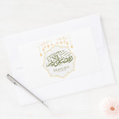 Rectangulaire Ramadan Kareem Decorative Sticker (Enveloppe)