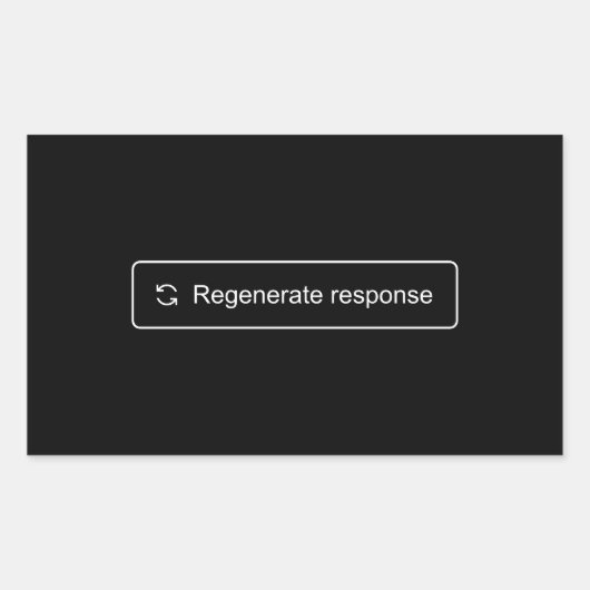Rectangulaire Régénérer le sticker de réponse (Devant)