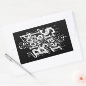 Rectangulaire Sang, Sueur & Larmes - Sticker (Enveloppe)