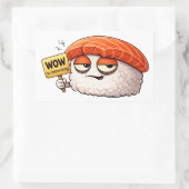 Rectangulaire Sarcastic Sushi Roll Sticker (Sac)