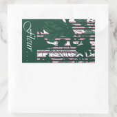 Rectangulaire Signature Stripe Closure Sticker 02 (Sac)