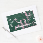 Rectangulaire Signature Stripe Closure Sticker 02 (Enveloppe)