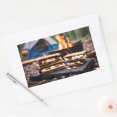 Rectangulaire S'morses Devant Le Sticker De Feu De Campagne (Enveloppe)