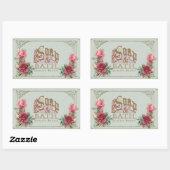 Rectangulaire SOAP & BATH ~ Sticker (Feuille)