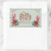 Rectangulaire SOAP & BATH ~ Sticker (Sac)