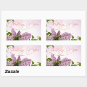 Rectangulaire Sticker (Feuille)