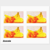 Rectangulaire Sticker (Feuille)