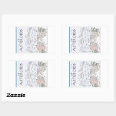 Rectangulaire Sticker (Feuille)