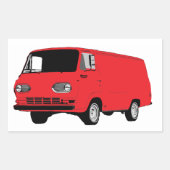 Rectangulaire Sticker (Devant)