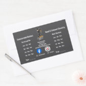 Rectangulaire Sticker (Enveloppe)