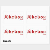 Rectangulaire Sticker (Feuille)