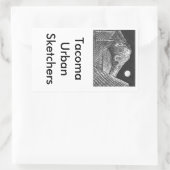Rectangulaire Sticker (Sac)