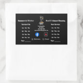 Rectangulaire Sticker (Sac)
