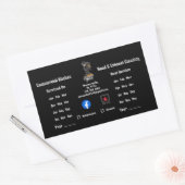 Rectangulaire Sticker (Enveloppe)