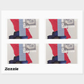 Rectangulaire Sticker (Feuille)