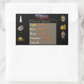 Rectangulaire Sticker (Sac)