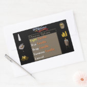 Rectangulaire Sticker (Enveloppe)