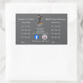 Rectangulaire Sticker (Sac)