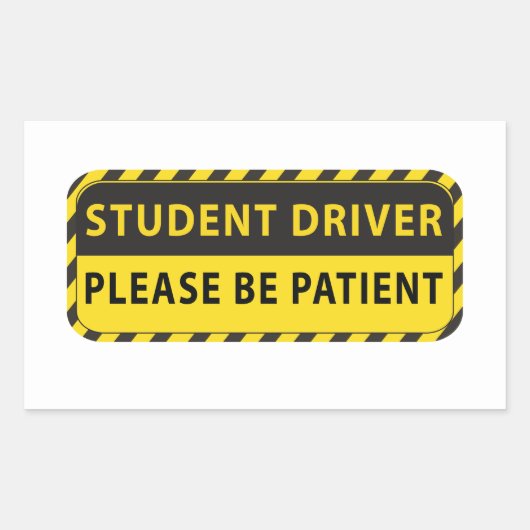 Rectangulaire Sticker (Devant)