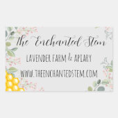 Rectangulaire Sticker (Devant)