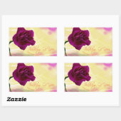 Rectangulaire Sticker (Feuille)