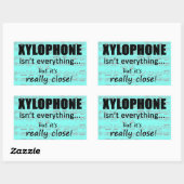 Rectangulaire Sticker (Feuille)