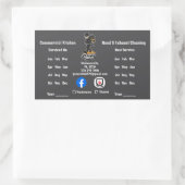 Rectangulaire Sticker (Sac)