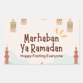 Rectangulaire Sticker (Devant)