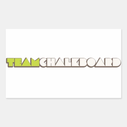 Rectangulaire Sticker 3 (Devant)