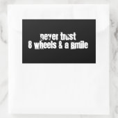 Rectangulaire Sticker 4-Pack : Confiance (Sac)