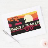 Rectangulaire Sticker 4x4 BaT Sunset (Enveloppe)