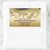 Rectangulaire Sticker - 50e anniversaire de Mariage Enregistrer  (Sac)